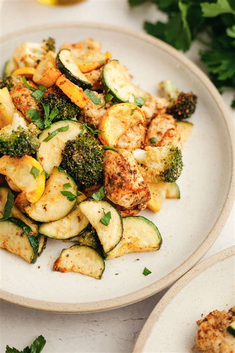 Air Fryer Chicken And Vegetables The Whole Cook