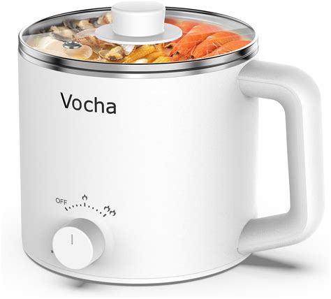 Vocha Electric Hot Pot 1 6l Rapid Ramen Noodles Cooker Electric