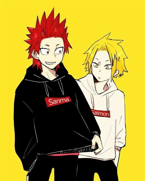 Kaminari Denki Kirishima Eijirou Kirikami Boku No Hero Académia