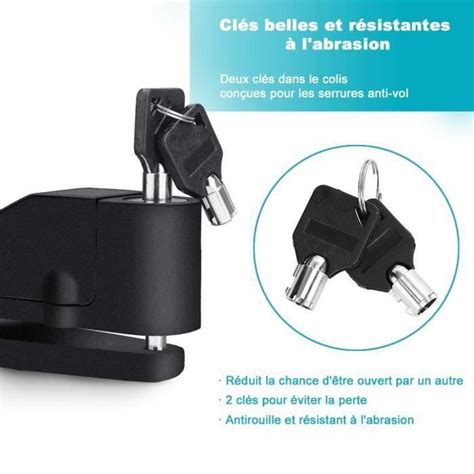 Antivol Moto Alarme Moto Bloque Disque Son D Alarme Db Pour Moto