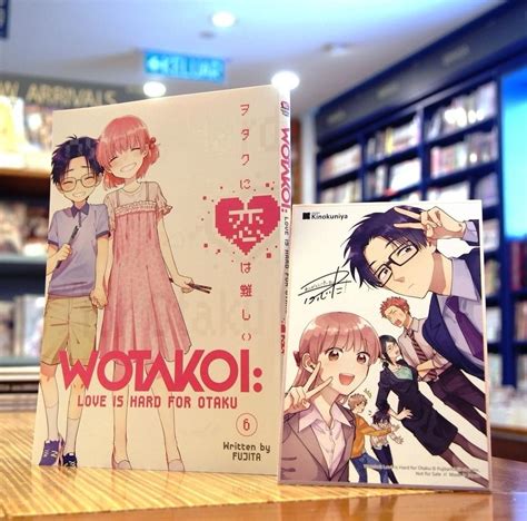 WOTAKOI Love Is Hard For Otaku Vol 6 With Shikishi Kinokuniya Edition