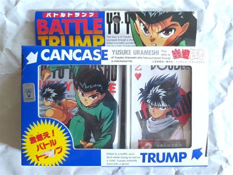 Yu Yu Hakusho Battle Trump Playing Cards Card Game With Case Ghost