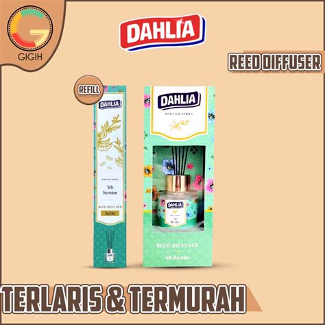 Jual DAHLIA REED DIFFUSER ALAT REFILL TEH KERATON PENGHARUM RUANGAN