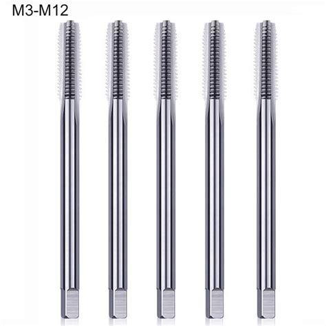 1Pcs Long Shank Straight Flute Screw Tap Machine Thread Tap HSS Screw