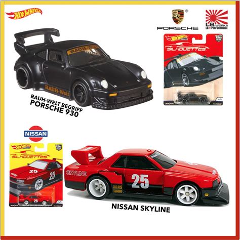 Hot Wheels Silhouettes RWB Porsche 930 Nissan Skyline Shopee Philippines