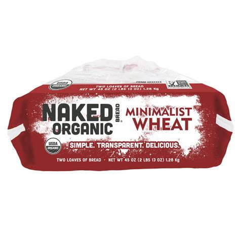 Naked Organic Minimalist Wheat Bread Oz Count Same Day Delivery Costco