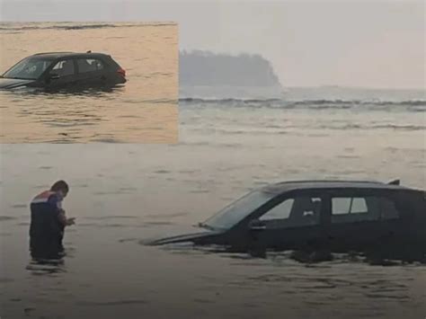 Diario Del Yaqui Amanece Camioneta Dentro Del Mar En Playa De Boca