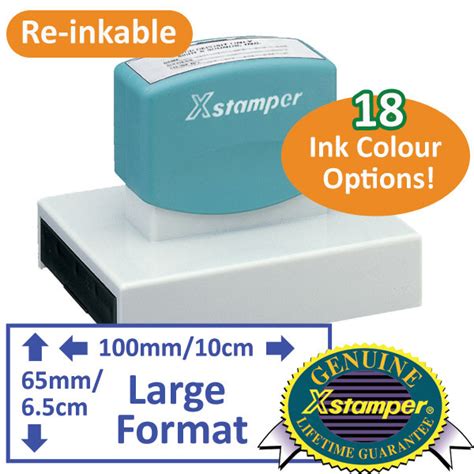 Custom Rubber Stamps Extra Large Self Inking Custom Stamp Xstamper