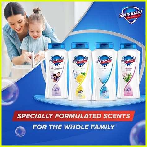 Safeguard Liquid Hand Soap Pure White Refill Set Of 4 200ml Shopee