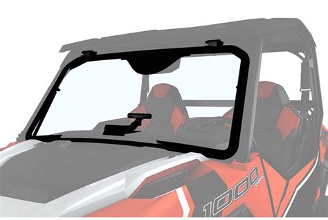 Polaris New Oem General Pro Fit Tip Out Glass Windshield