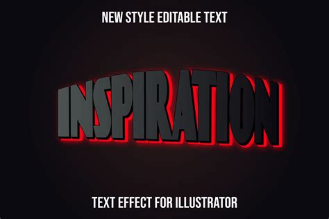 Inspiration Text Effect Graphic by 2kaleh.studio2 · Creative Fabrica