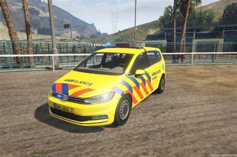 Volkswagen Touran 2016 Brandweer GTA5 Mods