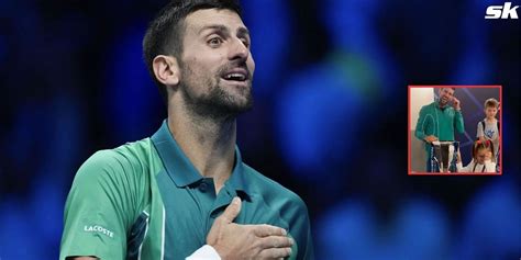 Watch: Novak Djokovic shows his kids how it's done; son Stefan screams ...