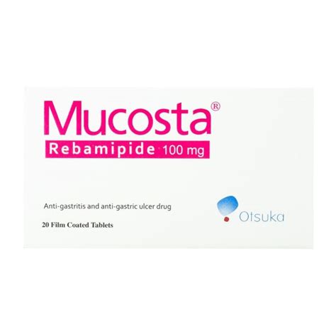 MUCOSTA 100MG 20TAB Tay Pharmacies