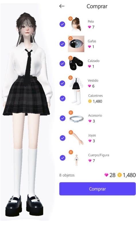 Zepeto School Zepeto Outfit In Outfits Fashion Polyvore