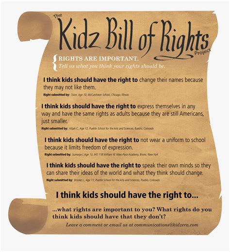 Bill Of Rights Pictures For Kids