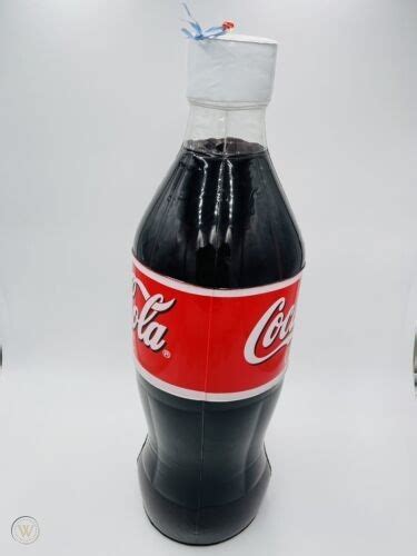 Coca Cola Classic Inflatable Coke Bottle Shape Blowup Euc 4585396839