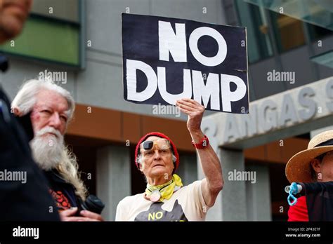 People Participate In A Protest In Objection To The Nuclear Waste Dump