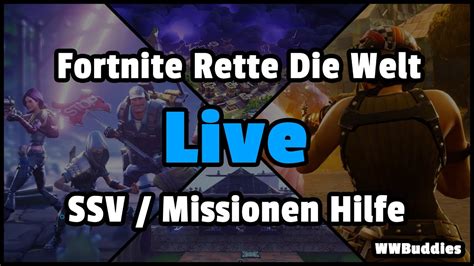 Fortnite Rdw Live Mit Unterfangen Missionen Ssv Hilfe Multistream