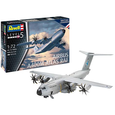 Flugzeugmodell Airbus A400M Atlas RAF Revell Modellbau Boulevard