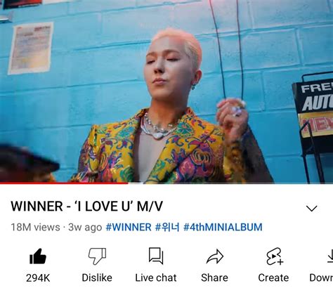 [‼️] I Love U Mv Reached 18m ️💙😍 ️ Ldqyevzh6l Mino 송민호 Official Mino 위너