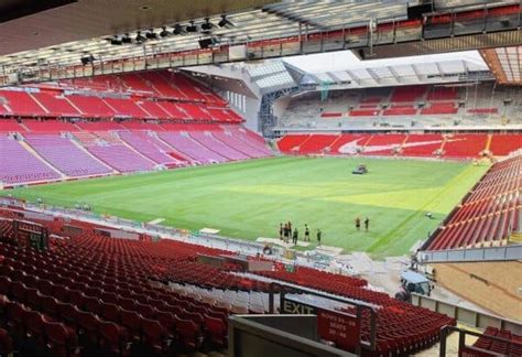 Liverpool S New Pitch Installed And A Glance Inside Anfield