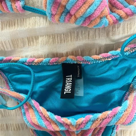 Triangl Sherbet Bikini Set Comes With A Bag Top Depop