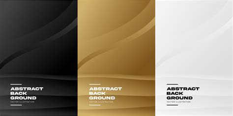 abstract curve background collection 14737422 Vector Art at Vecteezy