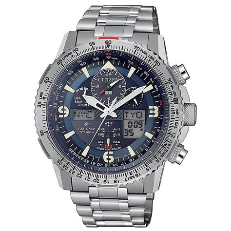 Reloj De Aviador Hombre Citizen Promaster Skyhawk Super Pilot Jy