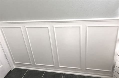 Simple Bathroom Wainscoting Diy In Steps The Diy Vibe