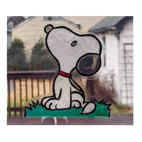 Charlie Brown Snoopy And Woodstock Window Clingsdecals Etsy