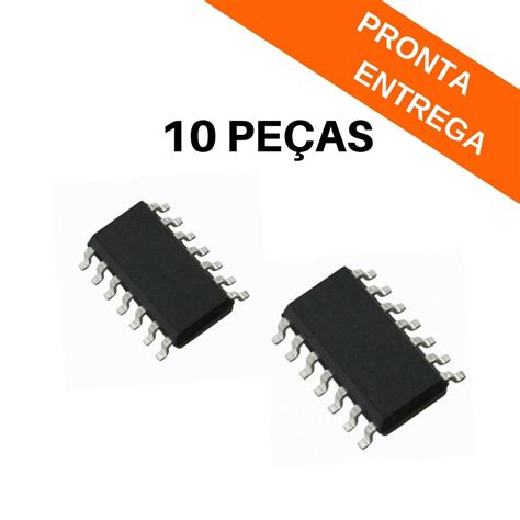 Kit 10 peças Circuito Integrado LM339DR SMD SOIC 14 Circuitos