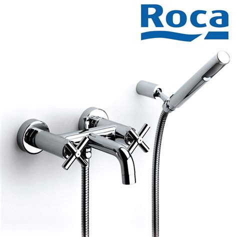 Jual Roca Loft Wall Mounted Bath Shower Mixer Shopee Indonesia