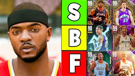 BEST BUDGET CARDS IN NBA 2K23 MYTEAM TIER LIST YouTube