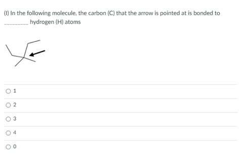 Solved (I) In the following molecule, the carbon (C) that | Chegg.com