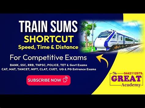 train sums english speed time distance shortcut tricks