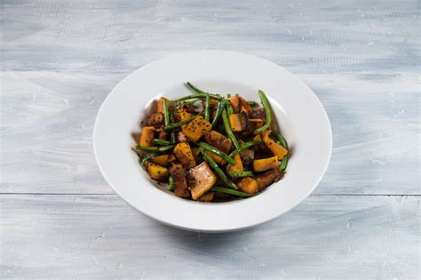 Vegan Stir Fry Recipe Butternut Squash Beans Honey And Ginger