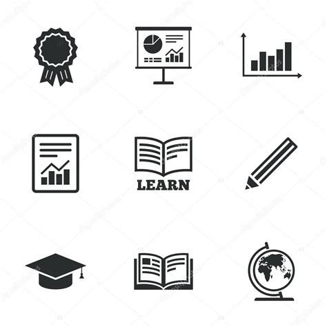 Education And Study Icons Stock Vector By ©blankstock 86500646