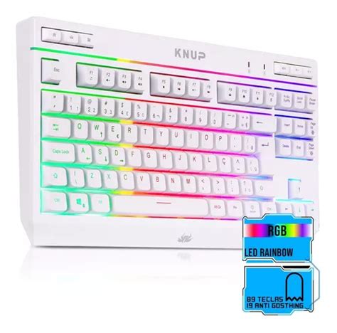 Teclado Gamer Semimec Nico Para Computadora Pc Tkl Led Rgb Mercadolibre