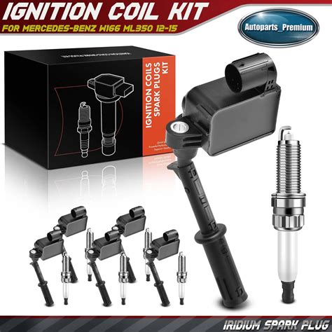 X Ignition Coil Iridium Spark Plug Kits For Mercedes Benz W Ml