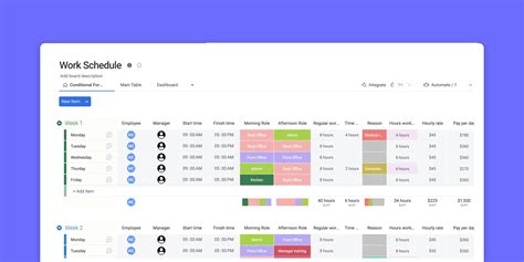 Create A Customizable Weekly Schedule Template