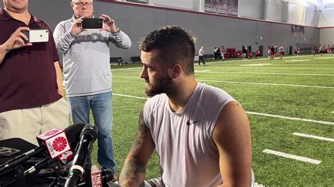 Ohio State TE Cade Stover Speaks After Spring Practice Video Dailymotion