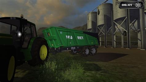 FS2011 Benne Huret 18 tonnes Full détails v 1 Tridem Mod für Farming