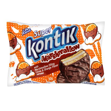 "Super Kontik" с маршмеллоу какао-апельсин 30г(4823088603071): купить в ...