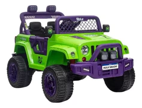 Carro Elétrico Jipe Off Road Hulk 12v Controle Remoto