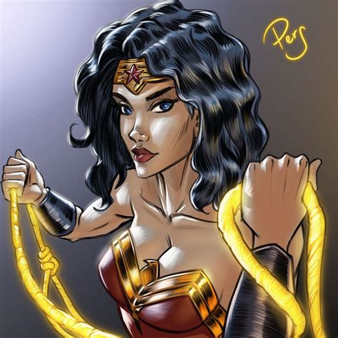 Wonder Woman [fan Art] By Pers Berri R Dccomics