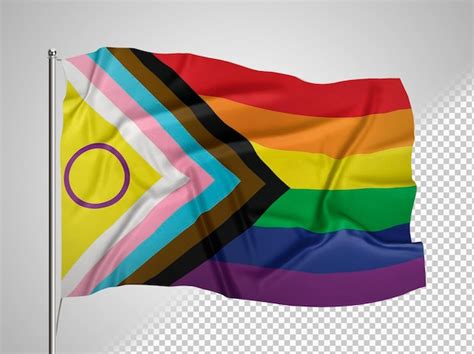 Free PSD | Rainbow flag of the united states of america