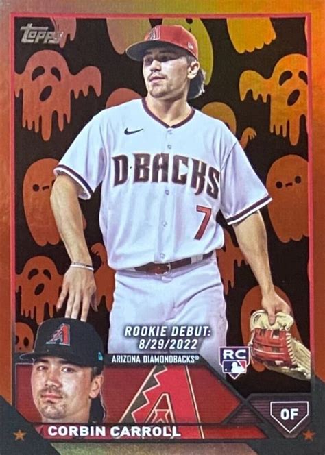 Corbin Carroll 2023 Topps Update US244 Rookie Debut Ghost Foil Price