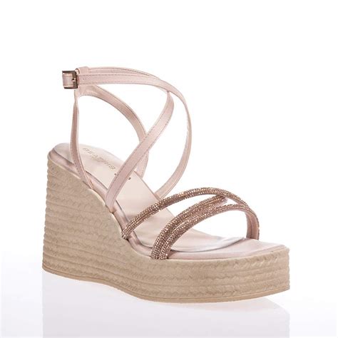 BEATRIS B NUDE ΣΑΤΕΝ ΠΕΔΙΛΑ ΜΕ STRASS Topshoes gr