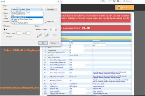 Cara Cek Validasi Data Gtk Guru Sumedang